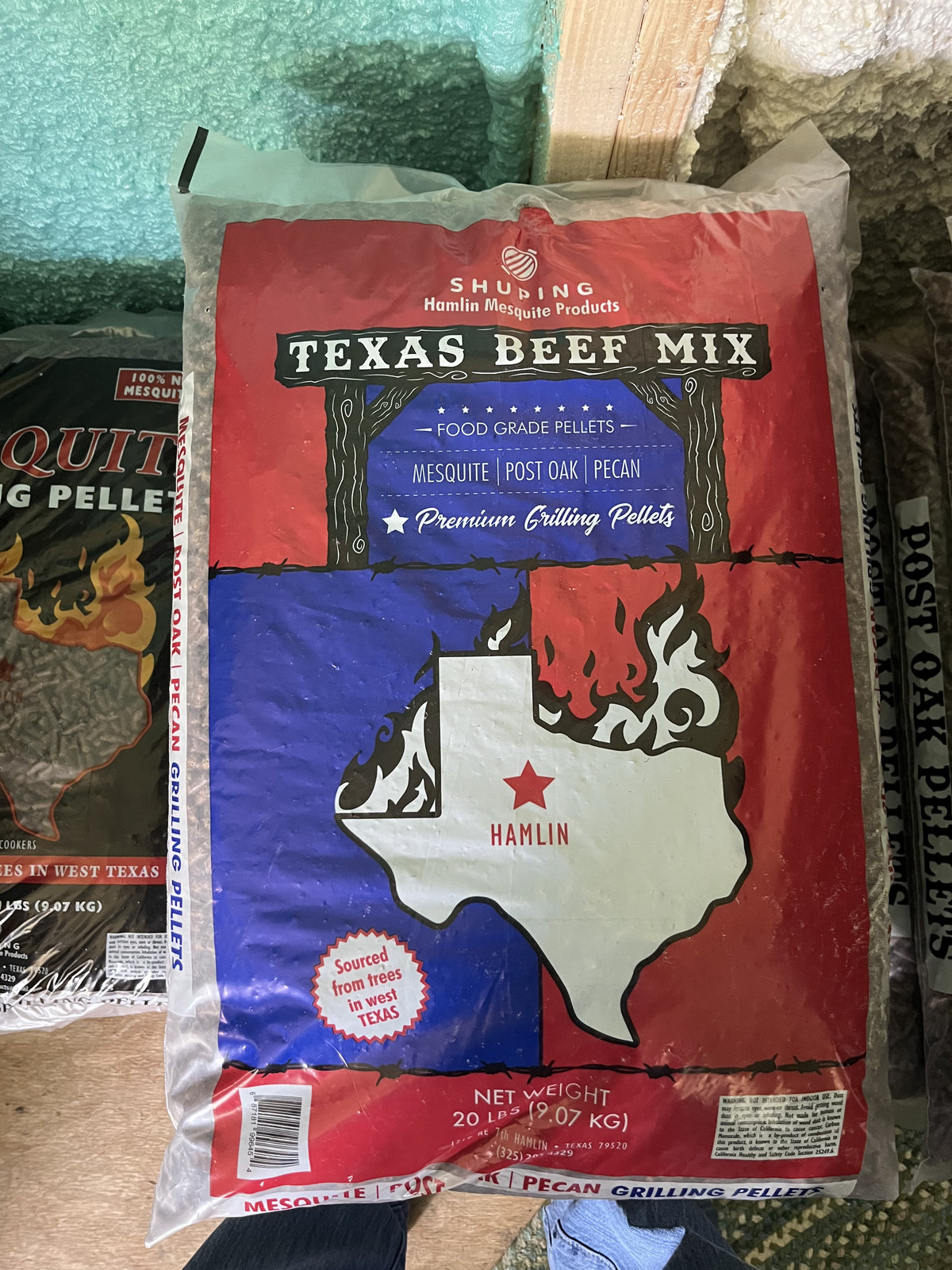 Shuping Texas Beef Mix grilling pellets
